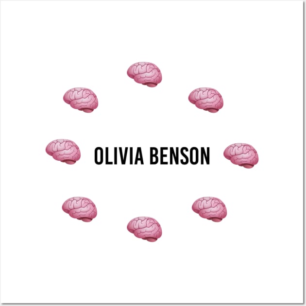 Olivia Benson on The Brain Wall Art by akastardust